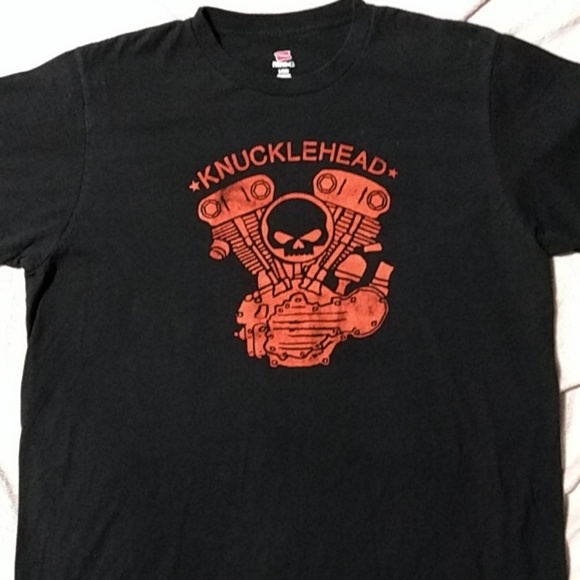 Men's Harley-Davidson knucklehead t-shirt size L - Picture 1 of 3